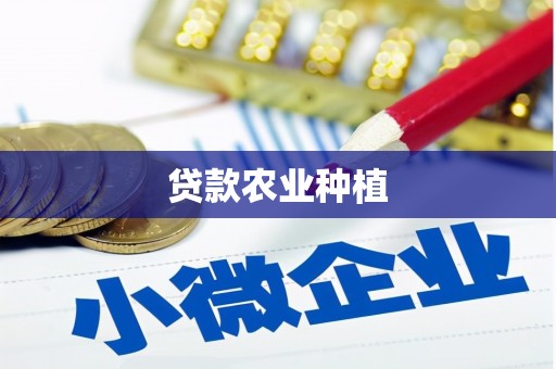 克山贷款农业种植