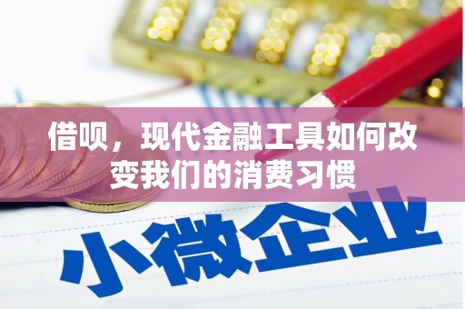 克山借呗，现代金融工具如何改变我们的消费习惯