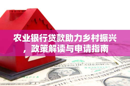 克山农业银行贷款助力乡村振兴，政策解读与申请指南